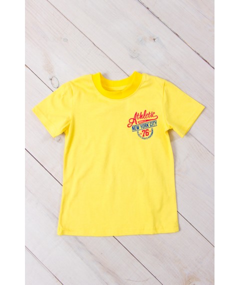 Children's T-shirt "Sport" Wear Your Own 110 Yellow (6021-1-v36)
