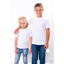Children's T-shirt Wear Your Own 116 White (6021-v9)