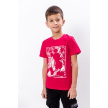 T-shirt for a boy Wear Your Own 110 Red (6021-3-v12)