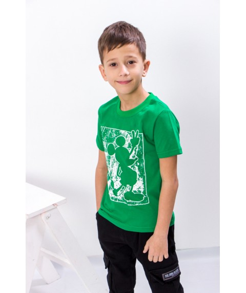 T-shirt for a boy Wear Your Own 116 Green (6021-3-v3)