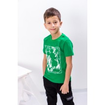 T-shirt for a boy Wear Your Own 128 Green (6021-3-v0)