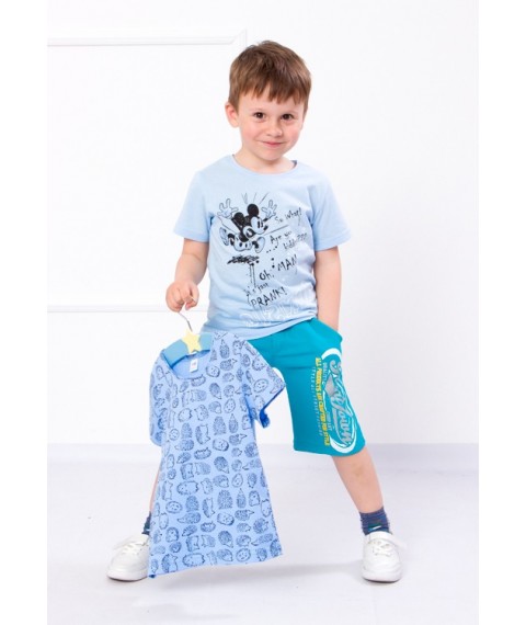 Набір футболок для хлопчика (2 шт) Носи Своє 116 Блакитний (6021-8-v7)
