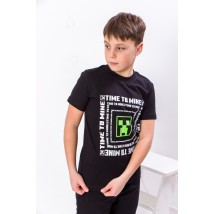 T-shirt for boys "Gamer" Wear Your Own 152 Black (6021G-v8)