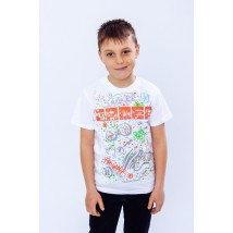 T-shirt for boys "Gamer" Wear Your Own 164 White (6021G-v0)
