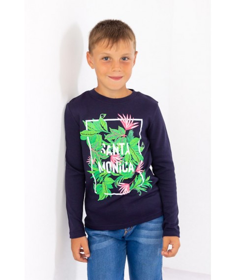 Jumper for a boy Wear Your Own 134 Blue (6025-015-33-1-v15)