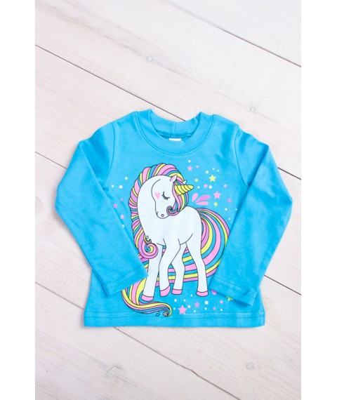 Jumper for girls Wear Your Own 98 Blue (6025-015-33-2-v7)