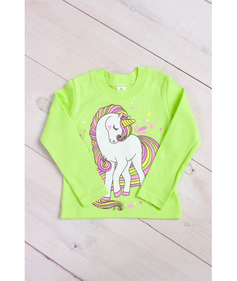 Jumper for girls Wear Your Own 140 Green (6025-015-33-2-v102)