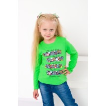 Jumper for girls Wear Your Own 128 Green (6025-015-33-2-v74)