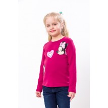 Jumper for girls Wear Your Own 128 Red (6025-015-33-2-v78)