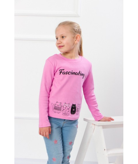 Jumper for girls Wear Your Own 104 Pink (6025-015-33-2-v19)
