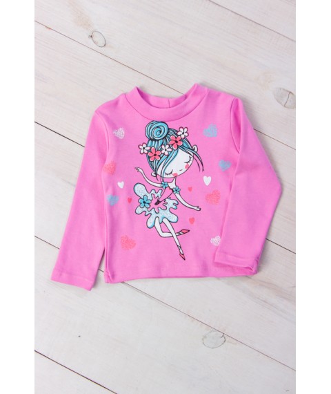 Jumper for girls Wear Your Own 140 Pink (6025-015-33-2-v101)