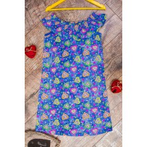 Сукня для дівчинки з рюшою Носи Своє 98 Синій (6027-002-v8)