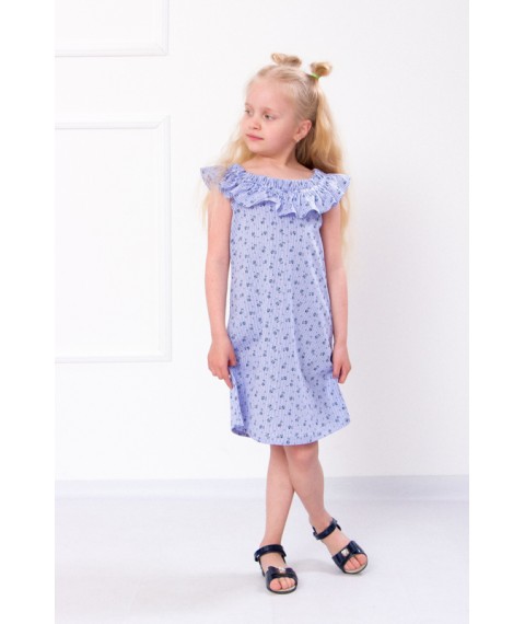 Сукня для дівчинки Носи Своє 110 Блакитний (6027-002-1-v7)