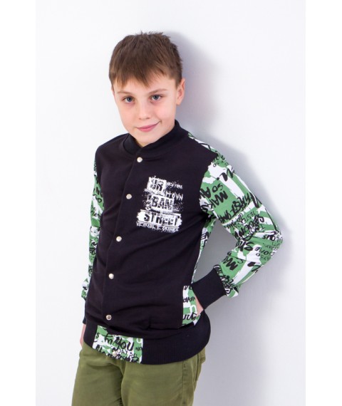 Bomber for boy (teen) Wear Your Own 158 Green (6029-055-33-4-v1)