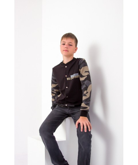 Bomber for boy (teen) Wear Your Own 170 Brown (6029-055-33-4-v4)