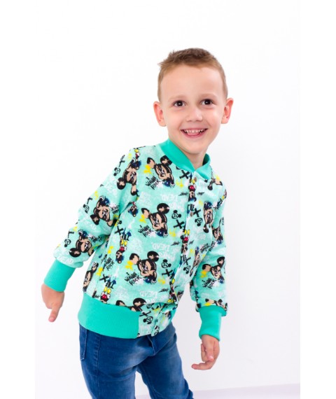 Bomber for a boy Wear Your Own 86 Green (6029-055-4-v0)