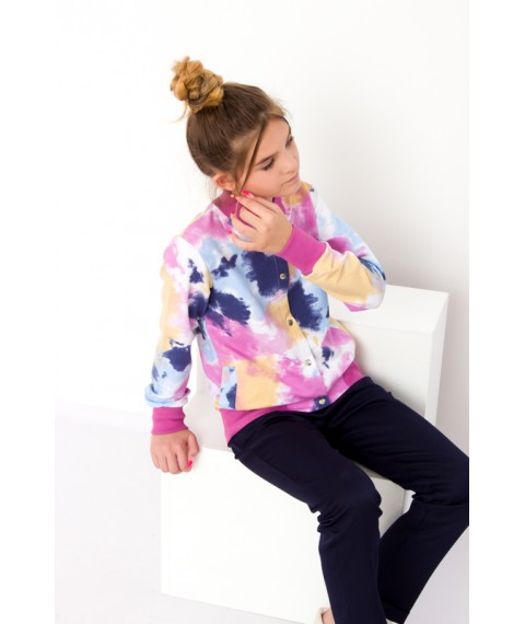 Bomber for girls Wear Your Own 146 Pink (6029-055-5-1-v12)