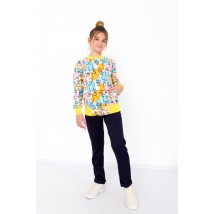 Bomber for girls Wear Your Own 122 Yellow (6029-055-5-1-v0)