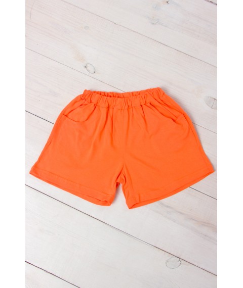 Shorts for girls Wear Your Own 134 Orange (6262-001-v9)