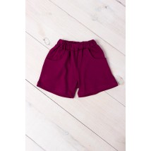 Shorts for girls Wear Your Own 134 Violet (6262-001-v7)