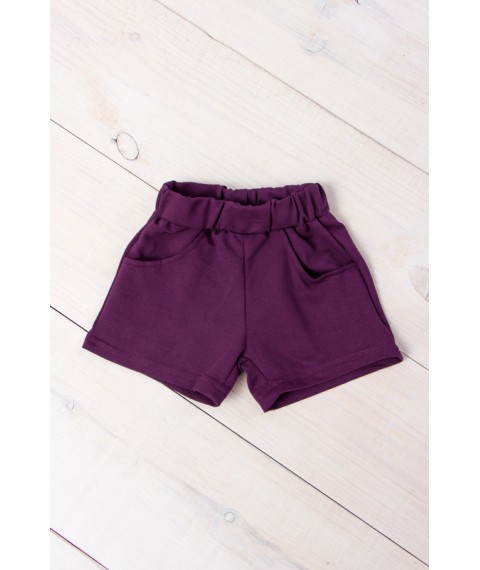 Shorts for girls Wear Your Own 146 Violet (6033-057-1-v187)