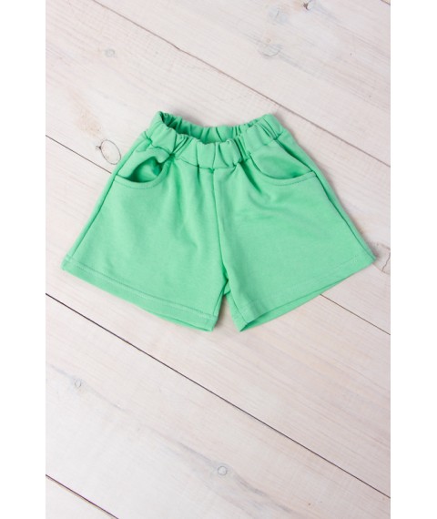 Shorts for girls Wear Your Own 164 Green (6033-057-1-v219)