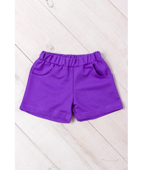 Shorts for girls Wear Your Own 110 Violet (6033-057-1-v90)