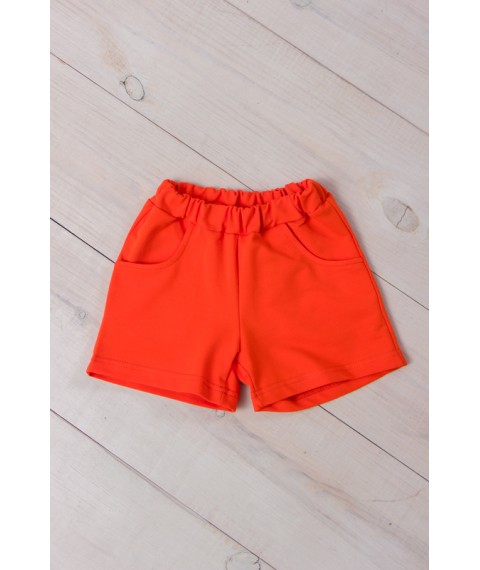 Shorts for girls Wear Your Own 104 Orange (6033-057-1-v8)