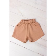 Shorts for girls Wear Your Own 128 Brown (6033-057-1-v115)