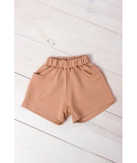 Shorts for girls Wear Your Own 128 Brown (6033-057-1-v115)