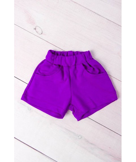 Shorts for girls Wear Your Own 128 Violet (6033-057-1-v119)