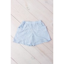Shorts for girls Wear Your Own 134 Blue (6033-057-1-v135)
