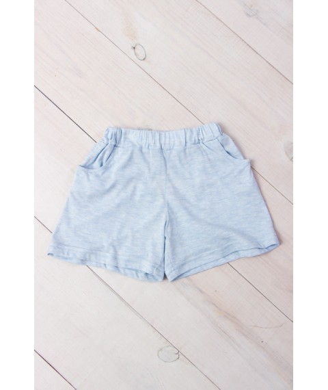 Shorts for girls Wear Your Own 122 Blue (6033-057-1-v44)