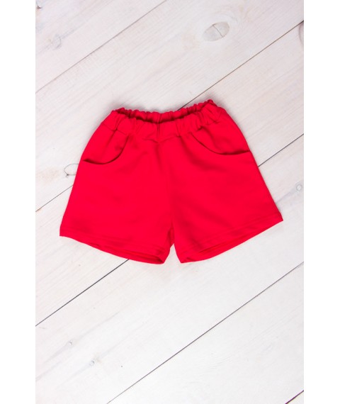 Shorts for girls Wear Your Own 104 Red (6033-057-1-v7)
