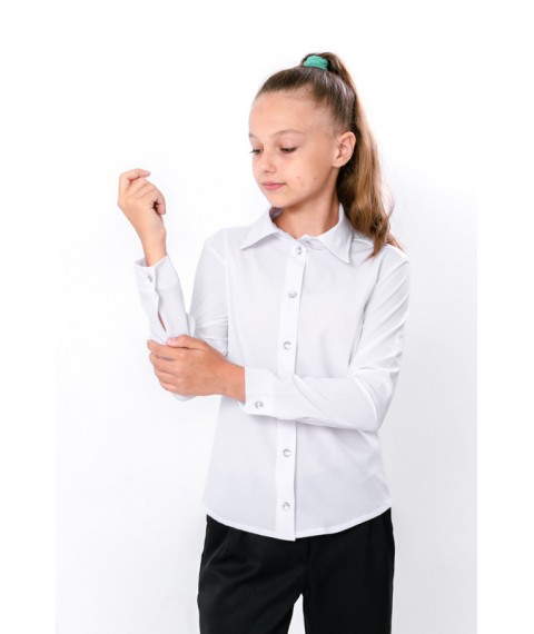 Blouse-shirt "Classic" Wear Your Own 152 White (6040-066-v3)