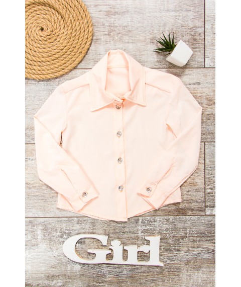 Блуза-сорочка "Класік" Носи Своє 116 Рожевий (6040-066-v21)