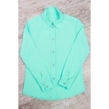 Блуза-сорочка "Класік" Носи Своє 122 Блакитний (6040-066-v18)