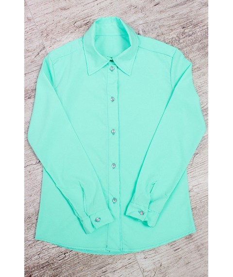Блуза-сорочка "Класік" Носи Своє 122 Блакитний (6040-066-v18)