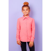 Блуза-сорочка "Класік" Носи Своє 134 Рожевий (6040-066-v10)