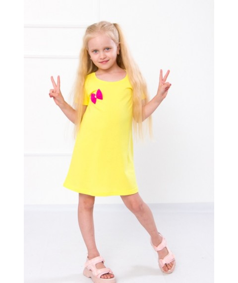Dress for a girl Wear Your Own 134 Yellow (6054-001-v10)