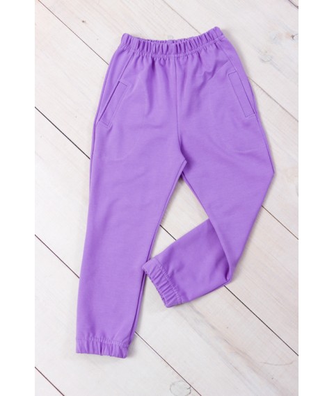 Pants for girls Wear Your Own 110 Purple (6060-057-5-v32)