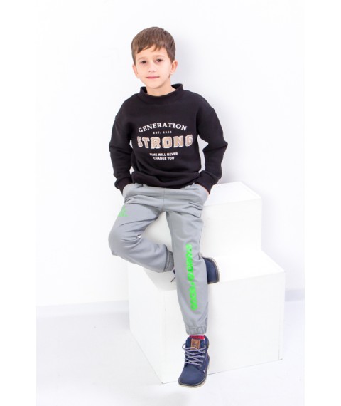 Pants for boys Wear Your Own 164 Gray (6060-057-33-4-v87)