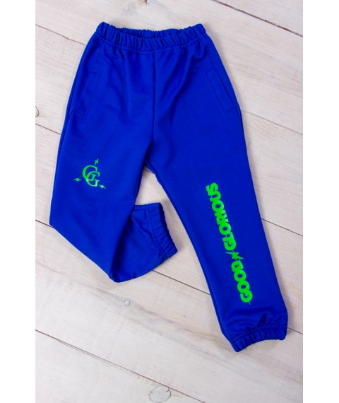Pants for boys Wear Your Own 98 Blue (6060-057-33-4-v4)
