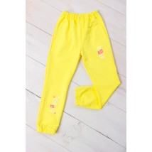 Pants for girls Wear Your Own 92 Yellow (6060-057-33-5-v109)
