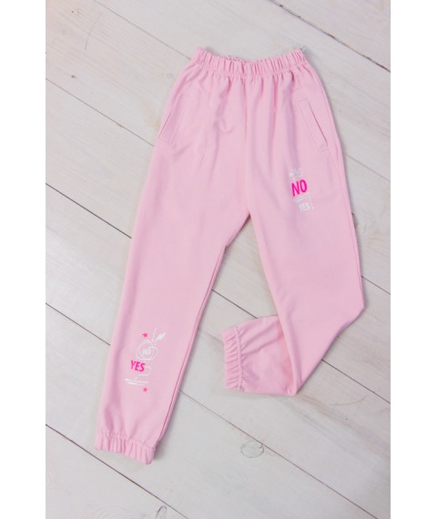 Pants for girls Wear Your Own 140 Pink (6060-057-33-5-v55)