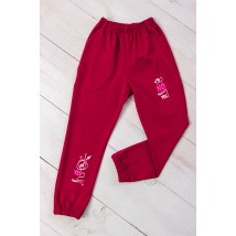 Штани для дівчинки Носи Своє 170 Червоний (6060-057-33-5-v88)