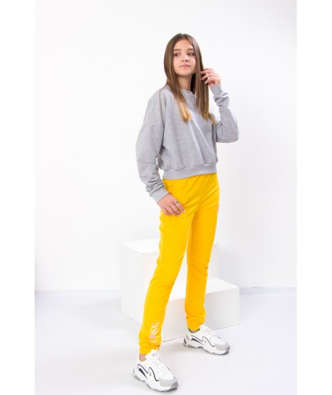 Pants for girls Wear Your Own 170 Yellow (6060-057-33-5-v103)
