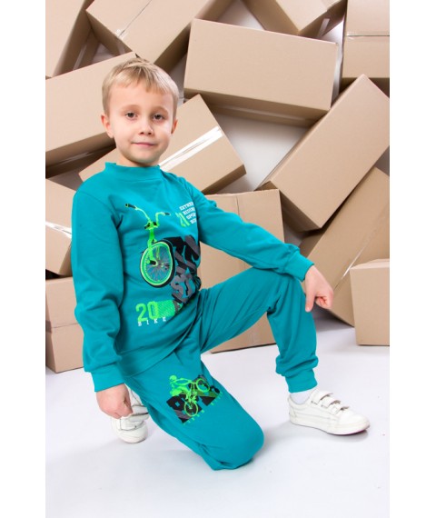 Suit for a boy Wear Your Own 122 Blue (6063-023-33-2-v8)