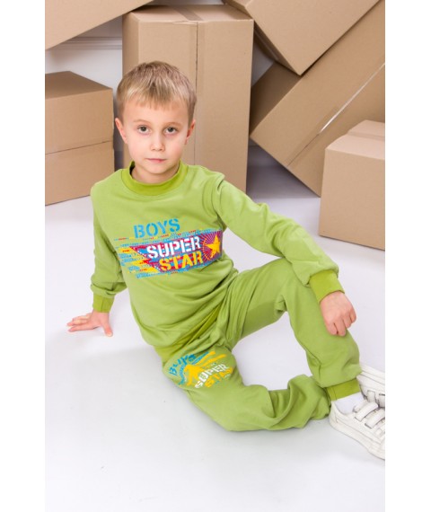 Suit for a boy Wear Your Own 98 Green (6063-023-33-2-v16)