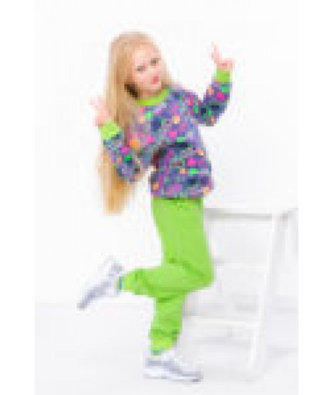 Suit for a girl Wear Your Own 134 Green (6063-024-5-v25)